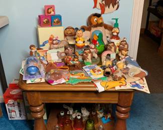 Winnie the Pooh Owl figures and decor