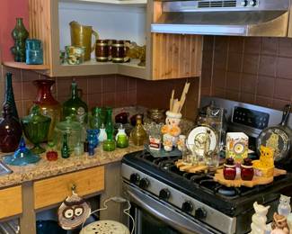 Vintage blown glass