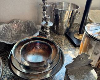 Metal Decor and silver-plate 