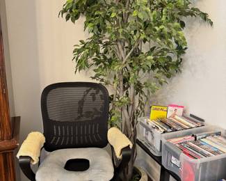 Office chair, faux tree