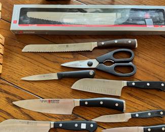 Wüsthof Knives and sharpener
