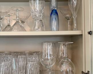 Bar glasses and stemware