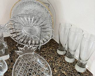 Glass and crystal items