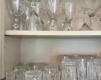 Bar glasses and stemware