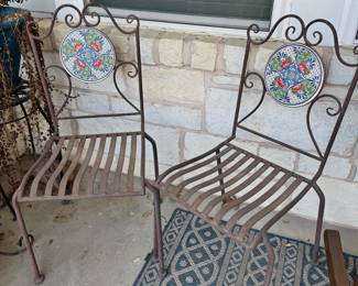 Metal Patio chairs