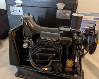 We have 3 SINGER SEWING MACHINES EXCELLENT CONDITION.   "SEW AWESOME" !