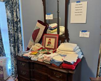 Ethan Allen mirrored dresser