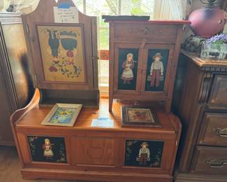 Hand painted tole collection