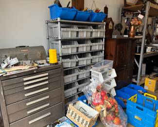 Kennedy tool chest with Craftsman hand tool box on top