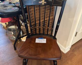 Statue of Library Hitchcock chair