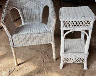 Wicker furniture