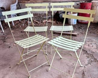 Folding Metal chairs