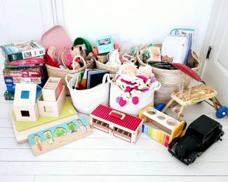 Toys, magnatiles, puzzles, games, and more