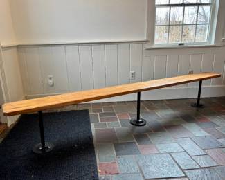 Industrial style bench