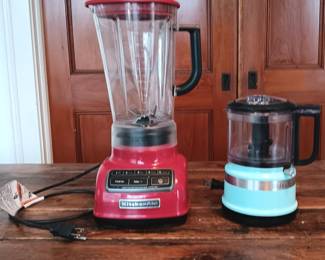 Kitchen Aide blender and food processor