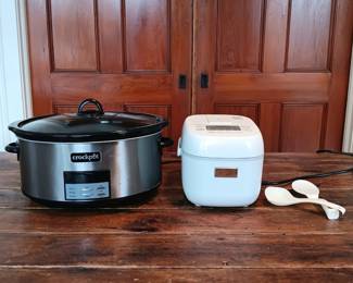 Crockpot and Rice cooker
