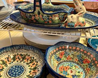 Polish pottery