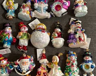 Christopher Radko ornaments