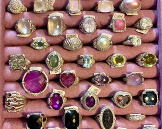 Judith Ripka Sterling rings (most size 6)