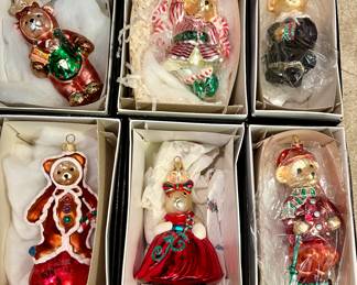 Christopher Radko Muffy Vanderbear ornaments