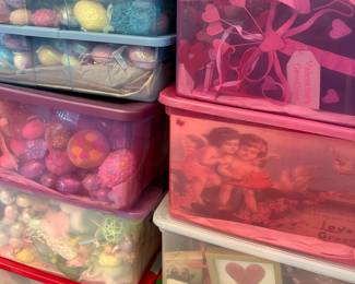 Tubs of decor (sold by the tub)