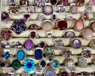 Size 6 sterling rings