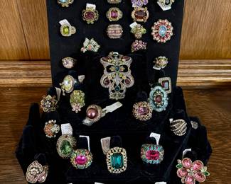 Heidi Daus rings (most size 6)