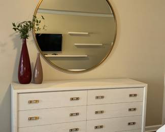 Mitchell Gold & Bob Williams Malibu Dresser / West Elm 48" Mirror