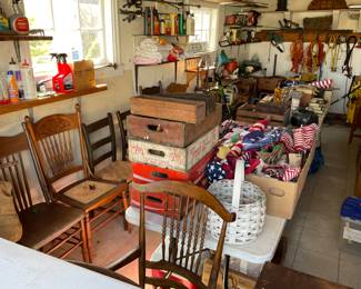 THE GARAGE IS PACKED