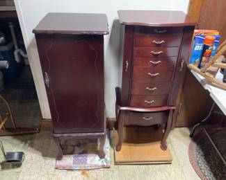 NICE JEWELRY CABINETS