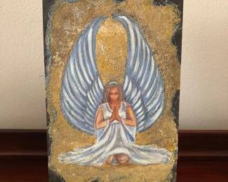  "Your Guardian Angel" 7,5”x5” Collectible Miniature With COA - Vera And Alex Antanenka