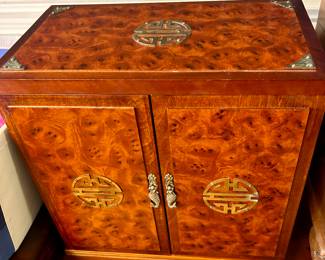 Burl Wood Jewelry Box