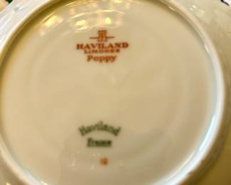 Haviland Poppy China Set