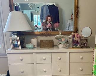 Dresser and Vintage Mirror - That's me in the mirror :)
