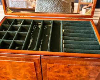 Burlwood Jewelry Box