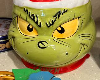 Grinch Cookie Jar