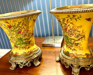 Pair Vintage Vases