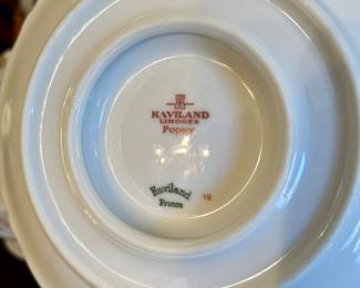 Haviland Poppy China Set