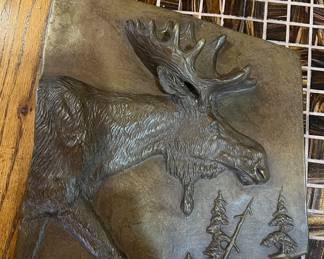 Jerrold Smiley bronze moose