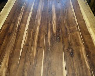 Handmade cedar & maple dining table