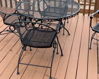 Wrought Iron patio set