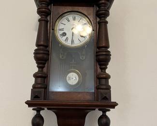 Junghans German Miniature Regulator Wall Clock