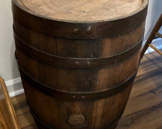 Wooden Whiskey barrel