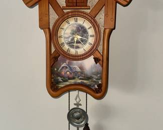 Thomas Kincaid Cookoo Clock. 