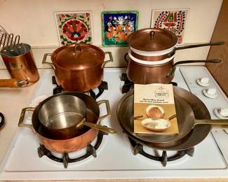 Paul Revere copper cookware 