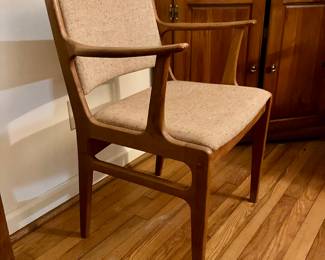 Pair of danish D-Scan accent chairs