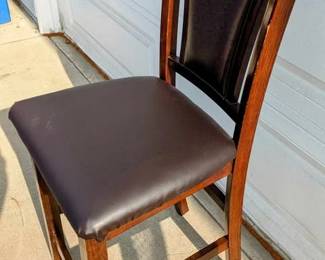 Wooden Bar Height Chair