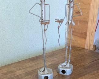 Man and Woman Metal Candle Holders made by local artist