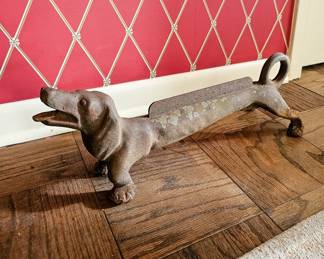 Cast iron boot scraper