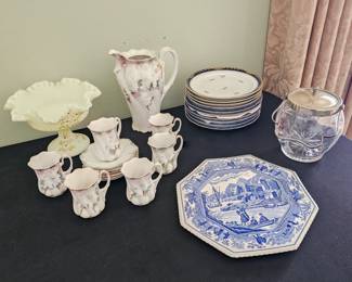 Fenton, Rosenthal, Austrian chocolate set, etc.